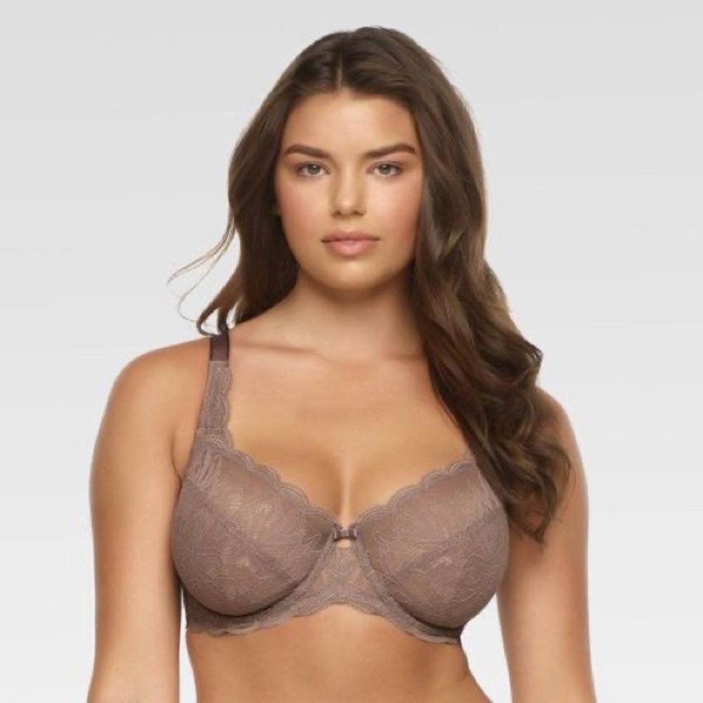 NWT Paramour Women’s Peridot Unlined Lace Bra Size 42 C